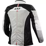 LS2 Summer Technical Motorcycle Lady Alba мотокуртка Light Gray Certified