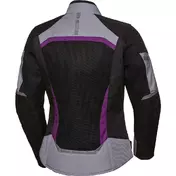 Women's Motorcycle мотокуртка In Summer Fabric Ixs SPORT RS-ANDORRA-AIR Black Gray Purple