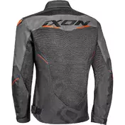 Ixon DRACO Perforated Fabric Motorcycle мотокуртка Black Anthracite Orange