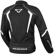 Macna Grisca Women's Softshell Motorcycle мотокуртка Black White