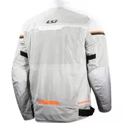 LS2 Riva Man Perforated Summer Motorcycle мотокуртка Light Gray Orange