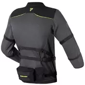 Rebelhorn BRUTALE Summer Motorcycle мотокуртка Dark Gray Black Fluo Yellow
