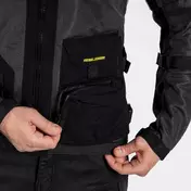 Rebelhorn BRUTALE Summer Motorcycle мотокуртка Dark Gray Black Fluo Yellow