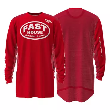 Fasthouse Grindhouse Air Cooled Ramble Jersey Red Красный