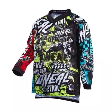 O Neal Element Youth Wild V.22 Jersey Multi Черный