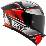 Kyt TT-REVO TOURIST Full Face Motorcycle Мотошлем Fluorescent Red