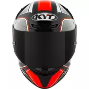 Kyt TT-REVO TOURIST Full Face Motorcycle Мотошлем Fluorescent Red