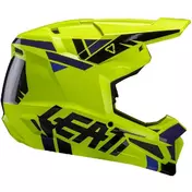 Leatt 2.5 V25 ARGON Green Moto Cross Мотошлем