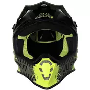 Moto Cross Enduro Мотошлем Just1 J38 MASK Black Green Yellow Fluo Matt