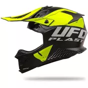 Moto Cross Мотошлем Ufo INTREPID Black Yellow