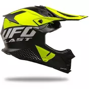 Moto Cross Мотошлем Ufo INTREPID Black Yellow