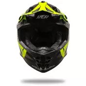 Moto Cross Мотошлем Ufo INTREPID Black Yellow