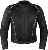 Motorcycle мотокуртка In A-Pro Summer Perforated OZONE Black Fabric