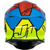 Moto Cross Enduro Мотошлем Just1 J39 Thruster Fluo Yellow Red Blue