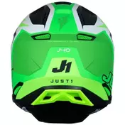 Motocross Enduro Мотошлем Just1 J40 Shooter Flash Green White