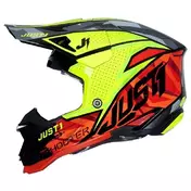 Motocross Enduro Мотошлем Just1 J40 Shooter Camo Red Black