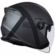 Motorcycle Мотошлем Jet Origin PALIO 2.0 + Bt Hyper Black Titanium Matt