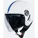 Origine Alpha Grid White Jet Motorcycle Мотошлем