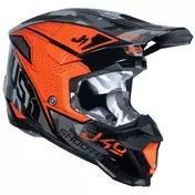 Motocross Enduro Мотошлем Just1 J40 Shooter Camo Orange Black