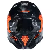Motocross Enduro Мотошлем Just1 J40 Shooter Camo Orange Black