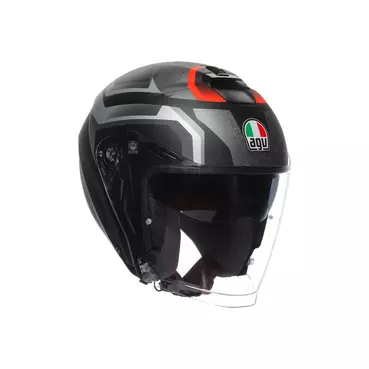 Agv Irides E2206 Zurigo Мотошлем Black Matt Grey Черный