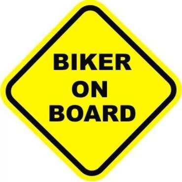 Наклейка Biker on Board