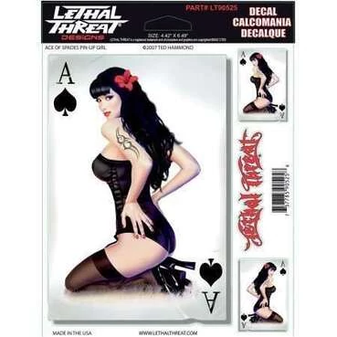 Наклейка Spade Pinup