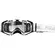 Motocross Mask Ls2 AURA ENDURO SERIES Black White Clear Lens