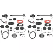 Pair Kit of Cellular Line U-COM 3 Motorcycle Intercoms - (x 2 Мотошлемs)