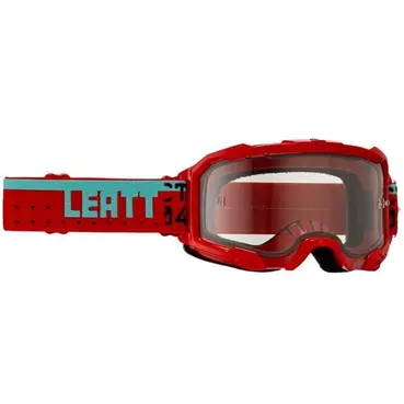 Leatt VELOCITY 4.5 TEAL CLEAR 83VLT Blue Motocross Mask