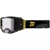 Moto Cross Enduro Mask Shot CORE WEAL Gold Black Matt