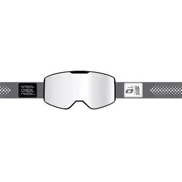 Motocross Enduro маска Oneal B-22 Static Grey Silver Lens