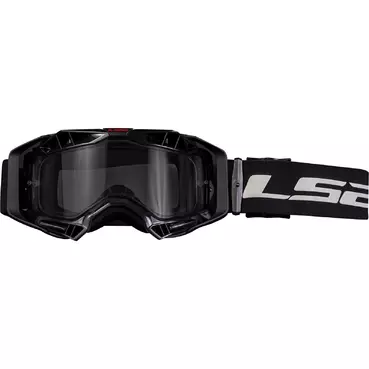 Motocross Mask Ls2 AURA ENDURO SERIES Black Clear Lens