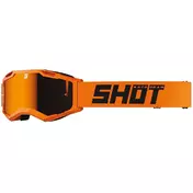 Moto Cross Enduro Mask Shot ASSAULT 2.0 SOLID Iridium Orange