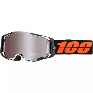 маска Moto Cross Enduro 100% ARMEGA Blacktail / HiPER Silver Lens