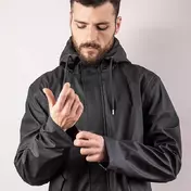 Waterproof Rain мотокуртка Tj Marvin CLASSIC J02 Black