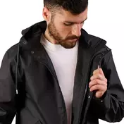 Waterproof Rain мотокуртка Tj Marvin CLASSIC J02 Black