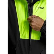 Ls2 X-RAIN Motorcycle Rain мотокуртка Black HV Yellow