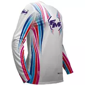 Moto Cross Fm Racing Jersey MERCURY White