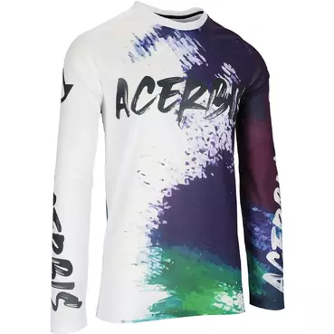 ACERBIS J-WINDY VENT BRUSH Motocross Enduro Jersey White Purple