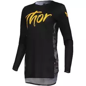 Thor SPORTMODE SHADOW Women's Cross Enduro Motorcycle Jersey Black