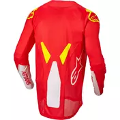 Alpinestars TECHSTAR FACTORY Cross Enduro Motorcycle Jersey Red White Yellow