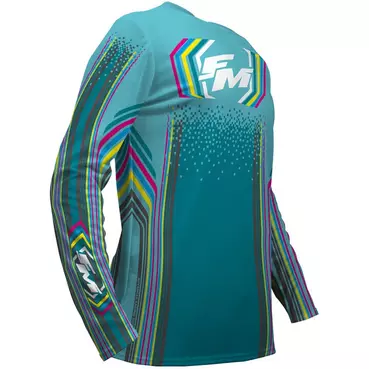 Moto Cross Jersey Fm Racing OCTANE Turquoise