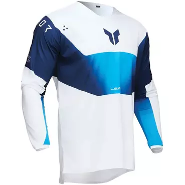 Thor LAUNCHMODE STORM Moto Cross Jersey White