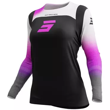 Moto Cross Enduro Jersey Shot CONTACT HERA Black Pink White