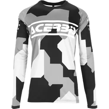 ACERBIS MX LINEAR SUMBAWA Motocross Enduro Jersey Black Grey