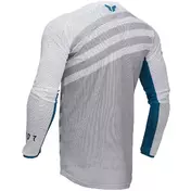 Thor LAUNCHMODE RAID VENTED Grey White Motocross Jersey