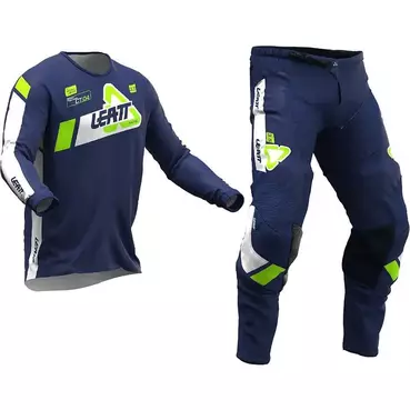 Leatt RIDE KIT 3.5 JR Blue Motocross Complete Boy