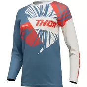 SECTOR SPLIT Women's Cross Enduro Motorcycle Jersey Steel Blue/Vintage White