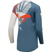 SECTOR SPLIT Women's Cross Enduro Motorcycle Jersey Steel Blue/Vintage White
